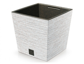 Obal na květník FURU SQUARE LOW ECO WOOD 2v1 30x30x29cm