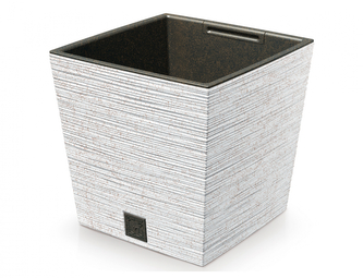 Obal na květník FURU SQUARE LOW ECO WOOD 2v1 30x30x29cm