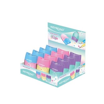 Keyroad Ořezávátko Mellow Duo Pastel - mix motivů