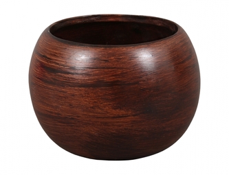 Obal na květník MANES WOOD keramický matný d13x13cm