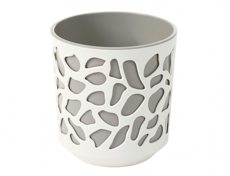 Obal na květník DUET plastový d25x27cm