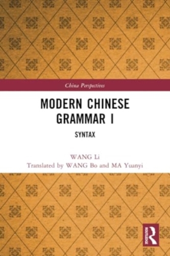 Modern Chinese Grammar I