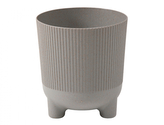 Obal na květník ARIA JUMPER ECO WOOD plastový d18x20cm