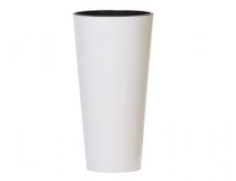 Obal na květník TUBUS SLIM plastový matný d30x57cm