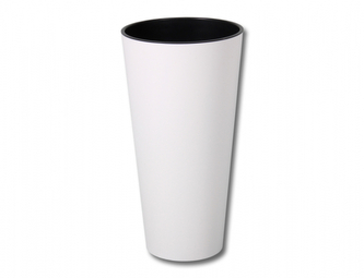 Obal na květník TUBUS SLIM plastový matný d40x76cm