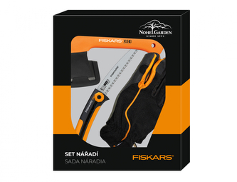 Set outdoor FISKARS pilka XTRACT + sekera X5 + rukavice