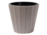 Obal na květník WOODE plastový d30x28cm