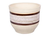 Květník MONARDA přírodní kamenina d16cm