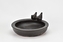 Keramické pítko pro ptáčky Momo černé II. jakost 10,5x29x27 cm