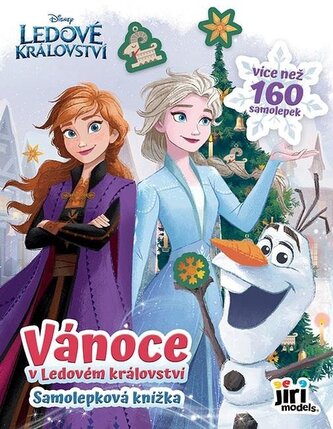 Samolepková knížka Vánoce v Ledovém království