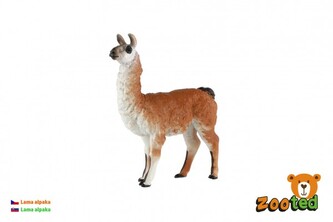 Lama alpaka zooted plast 12cm v sáčku