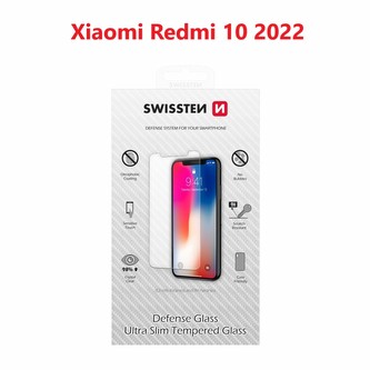 OCHRANNÉ TEMPEROVANÉ SKLO SWISSTEN PRO XIAOMI REDMI 10 2022 RE 2,5D OCHRANNÉ TEMPEROVANÉ SKLO SWISSTEN PRO XIAOMI REDMI 10 2022 RE 2,5D