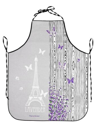 Forbyt, Zástěra kuchyňská, Levandule, šedá