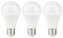 NEDIS LED žárovka E27/ A60/ 8 W/ 220 V/ 806 lm/ 2700 K/ teplá bílá/ matná/ 3 kusy