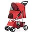 Buggy 3v1 Kočárek skládací pro psy 45 x 100 x 80 cm  Modrá