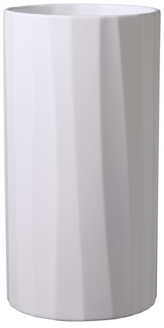 Keramická váza Umea Pure 21x11 cm bílá matná