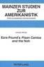 Ezra Pound's Pisan Cantos and the Noh