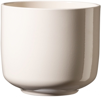 Keramický květináč Bari 19 cm krémový