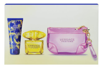 Versace Yellow Diamond parfémovaná voda 90 ml + tělové mléko 100 ml + kabelka