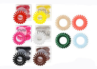 Invisibobble The Traceless Hair Ring Gumička na vlasy 3 ks Fancy Flamingo pro ženy