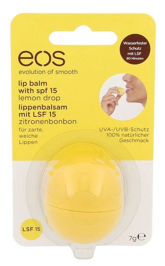 EOS Lip Balm Balzám na rty 7 g Lemon Drop SPF15 pro ženy