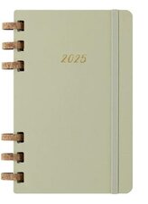 Moleskine Spirálový plánovací zápisník Life 2025 tvrdý zelený L