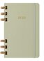 Moleskine Spirálový plánovací zápisník Life 2025 tvrdý zelený L