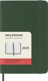 Moleskine Diář 2025 denní měkký zelený S