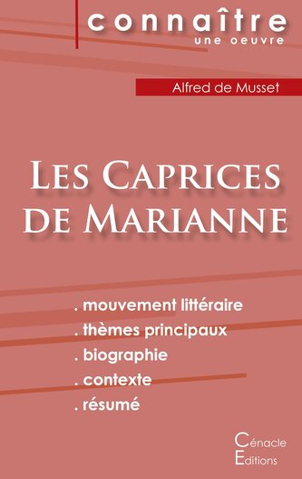 Fiche de lecture Les Caprices de Marianne de Musset (Analyse littéraire de référence et résumé complet)