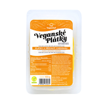 Plátky s příchutí cheddaru 100 g   BIORGANIK