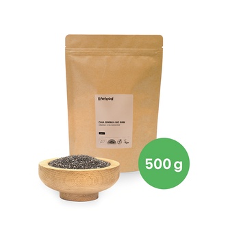 Semínka chia RAW 500 g BIO   LIFEFOOD