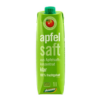Šťáva jablečná z koncentrátu 1 l BIO   DENNREE