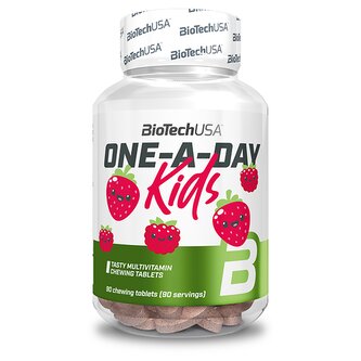 BioTech One-A-Day Kids 90 tbl strawberry raspberry