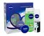 Nivea Lemongrass & Oil sprchový gel Lemongrass & Oil 250 ml + anti-perspirant Invisible For Black & White Fresh 150 ml + Nivea Creme 30 ml