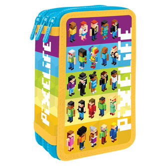 Penál prázdný - 3 patrový JUNIOR S7 - Pixelife