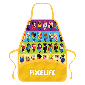 Zástěra na výtvarnou výchovu JUNIOR S7 - Pixelife