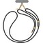 UNIQ Coehl Laurel popruh crossbody černý