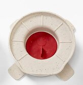 víčko fermentační, sl.kost+červená, s vložkou, plast