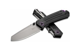 CRKT CR-7115 Montosa vreckový nôž 8,2 cm, čierna, G10