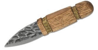 Condor  CTK3922-2.2 OTZI KNIFE vonkajší bushcraft nôž 5,7 cm, orechovec, kožené puzdro