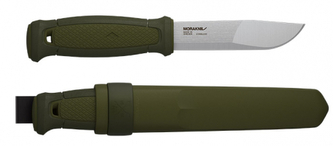 Morakniv 12634 Kansbol vonkajší nôž 10,9 cm, zelená, plast, guma, plastové puzdro
