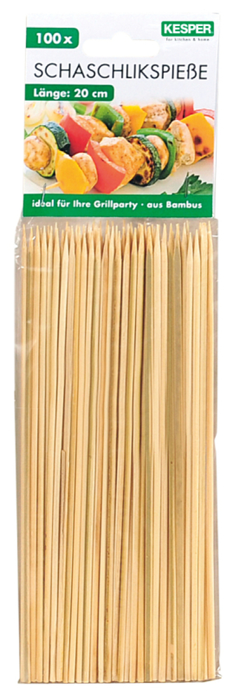KESPER Špejle 100 ks, bambus