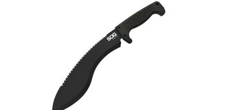 SOG-MC11-N SOGFARI KUKRI MACHETE všestranná mačeta 32 cm, celočierna, kraton, nylonové puzdro
