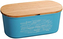 KESPER Plastový chlebník s prkénkem, modrý