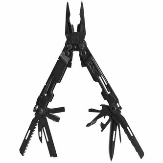 SOG PA2002-CP POWERACCESS DELUXE multifunkčný nástroj, 20 funkcií, nerez, celočierny, puzdro Cordura