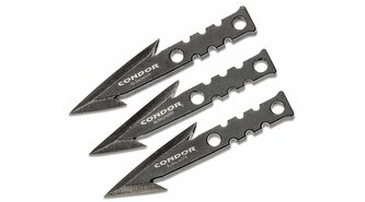 Condor CTK113-2.75HC POCKET PIKE FISHING SPEAR SET súprava rybárskych hrotov 3ks, nylonové puzdro