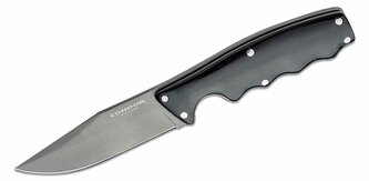 Condor CTK119-3.5 SS CREDO vonkajší nôž 10 cm, čierna, G10, kožené puzdro