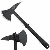 Cold Steel 80TPA3 Recon Hawk taktická sekera / tomahawk 680 g, celočierna, nylon, puzdro Secure-Ex