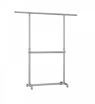 DOCHTMANN, Věšák na oblečení, s nastavitelným rozpětím, jednoduchý, ocelový