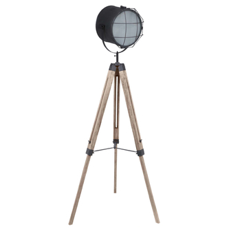 DOCHTMANN Stojací lampa industriální, projektor 150cm